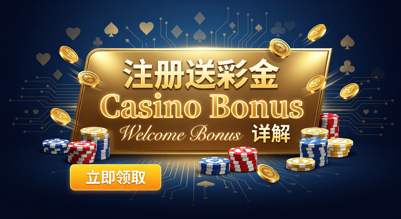 注册送彩金 casino bonus welcome bonus 领取指南