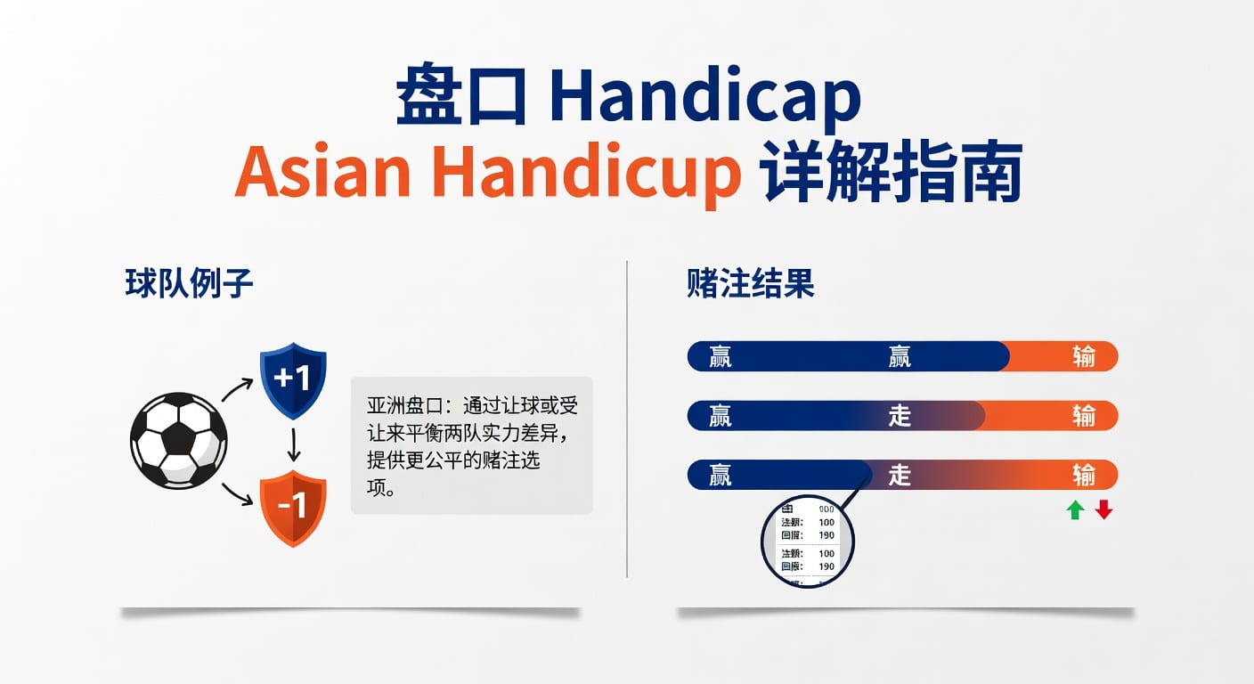 盘口 Handicap Asian Handicap 详解赛事分析指南