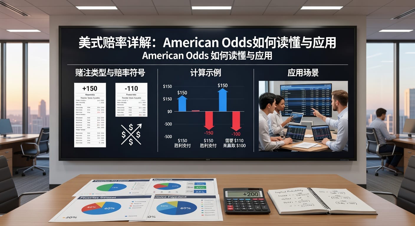 美式赔率 American Odds 详解：竞猜指南